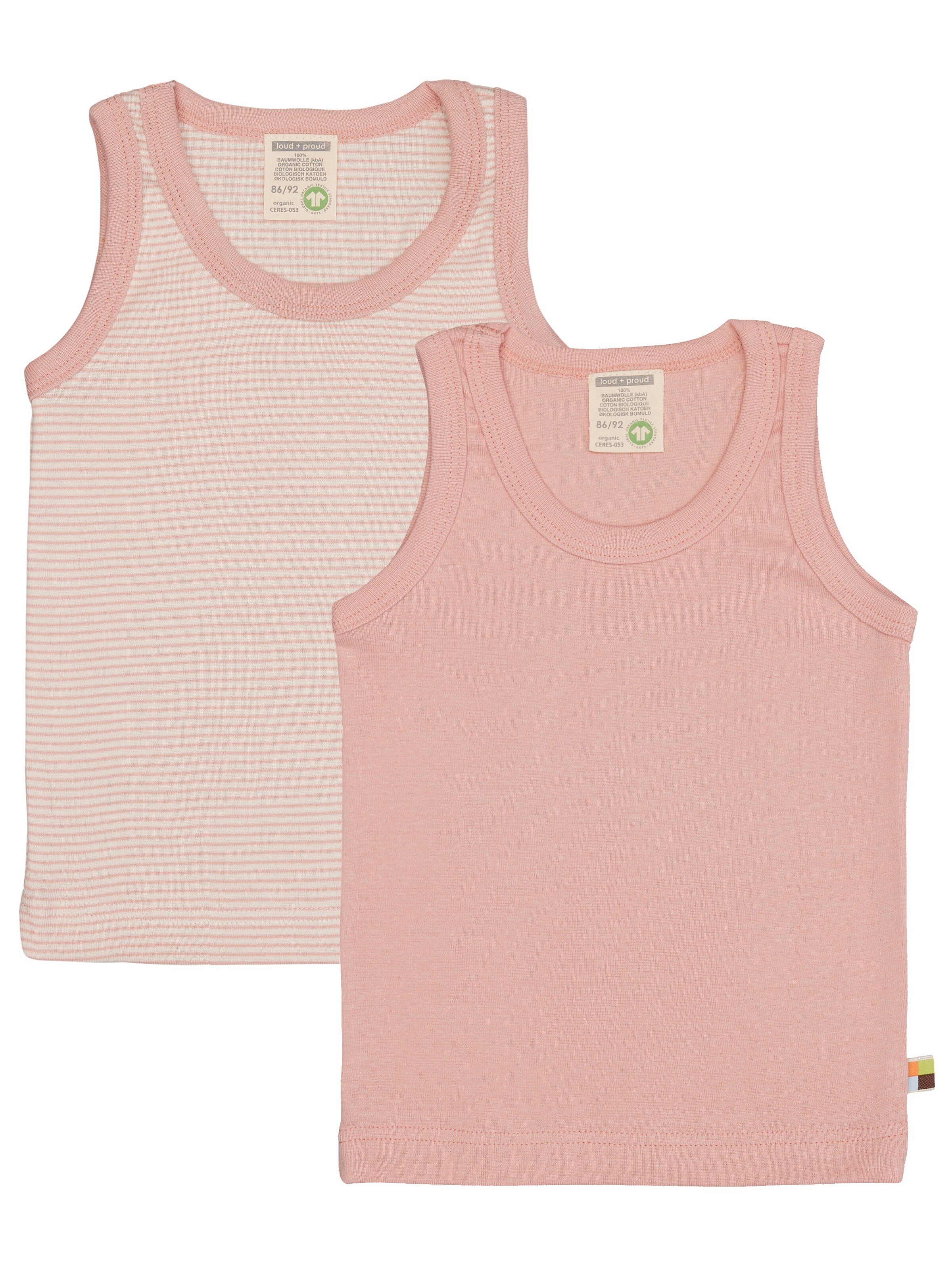 loud + proud Undershirt in Pink: front