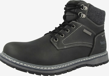 Dockers by Gerli Lace-Up Boots in Black: front