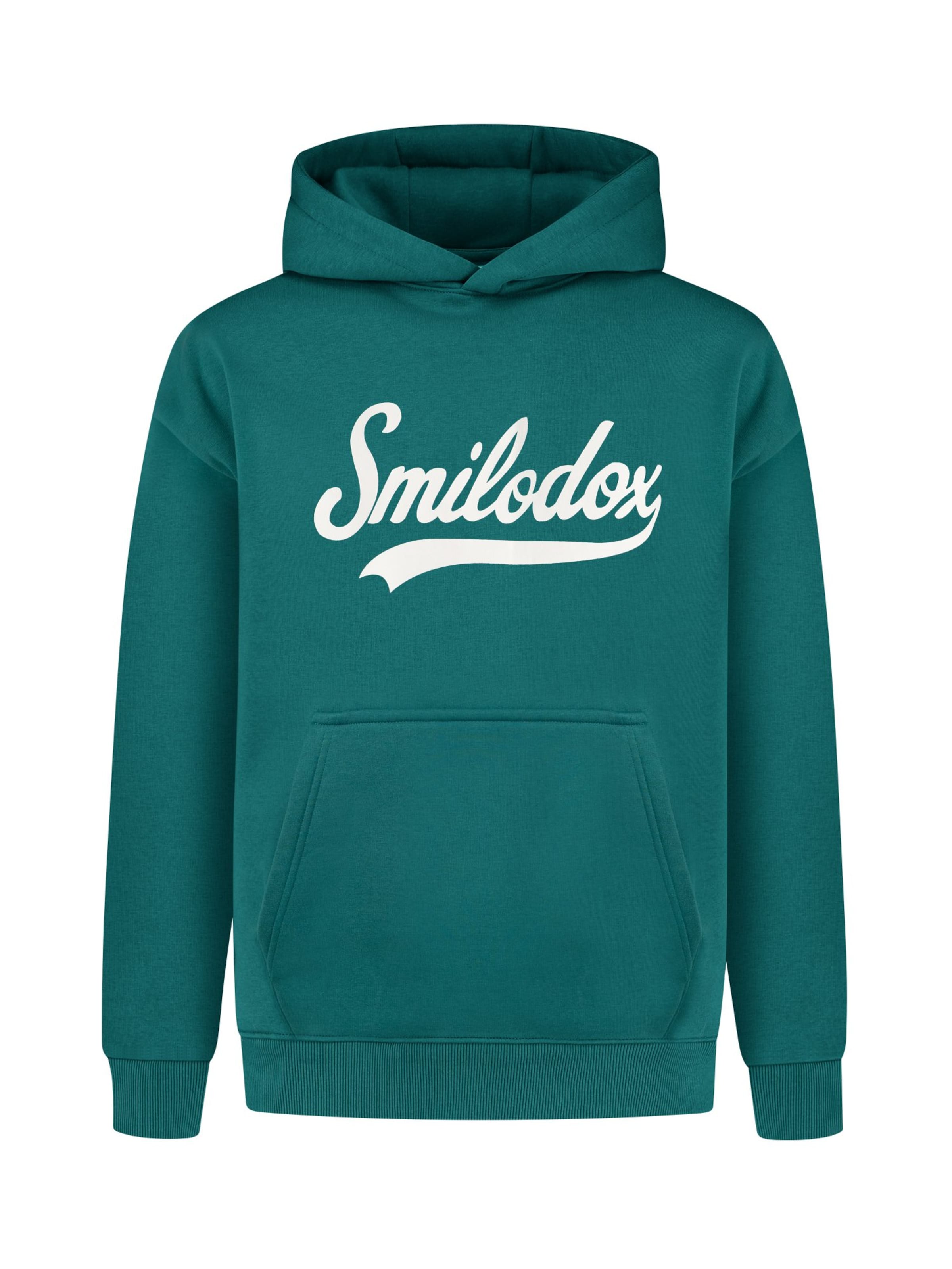 Smilodox Sweatshirt in Grün: Vorderseite