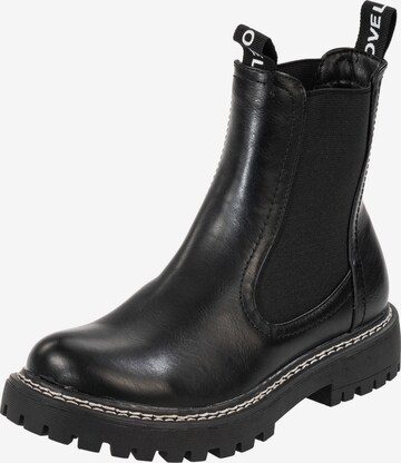 Palado Chelsea boots 'Gozo 013-1301' in Zwart: voorkant