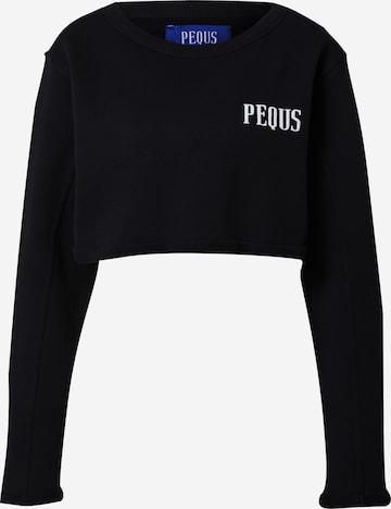 Pequs Μπλούζα φούτερ σε μαύρο: μπροστά