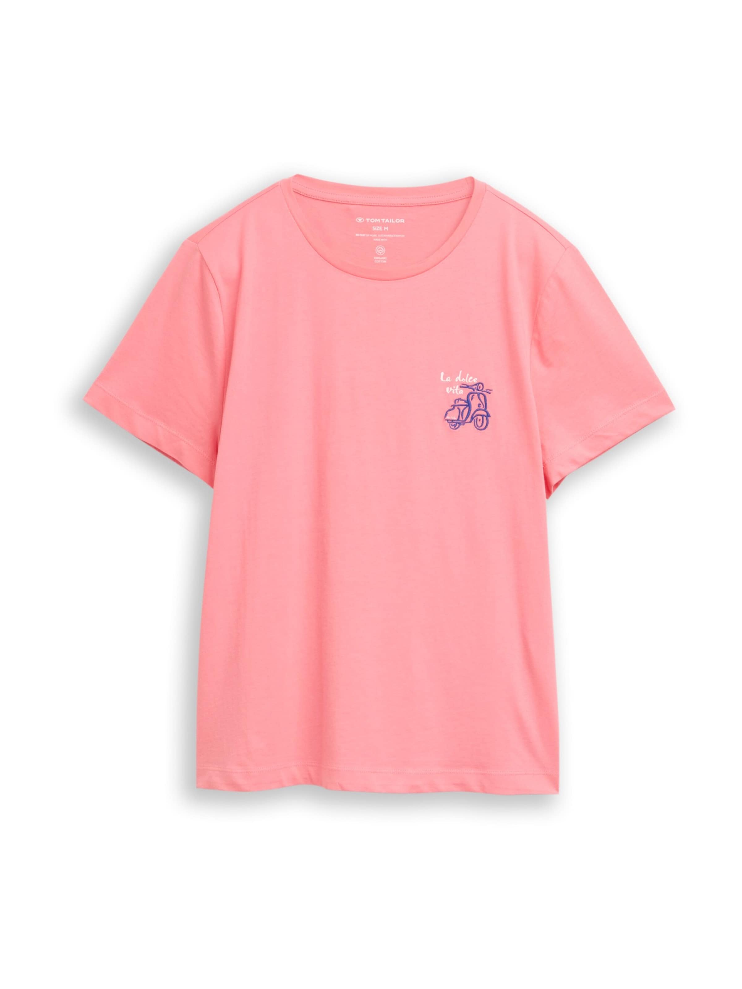 TOM TAILOR - Camiseta en rosa: frente