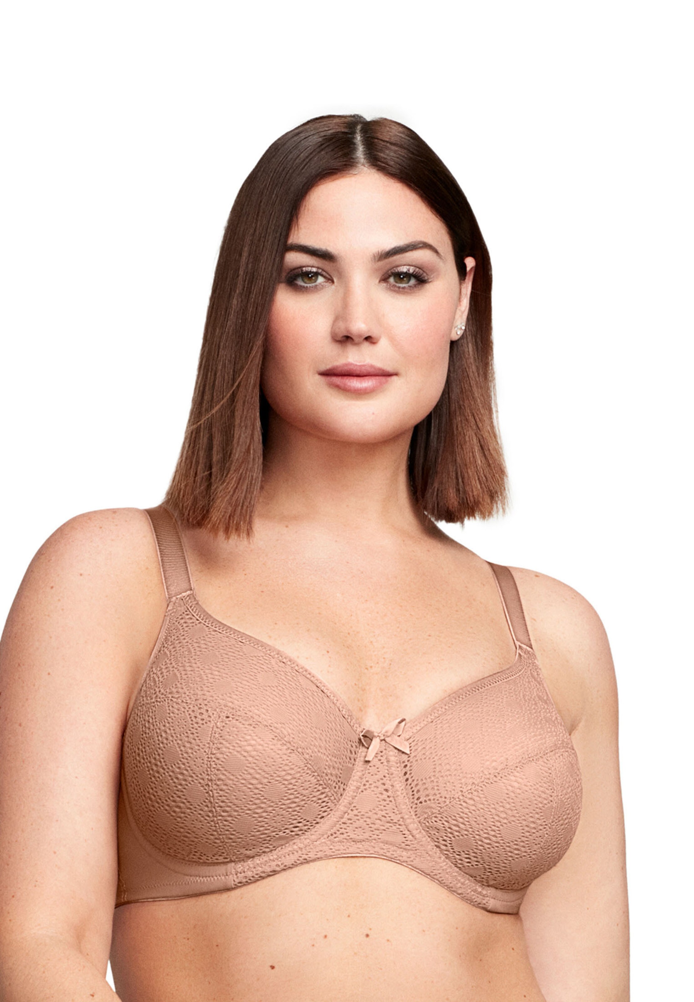 GLAMORISE Minimizer in Beige: front