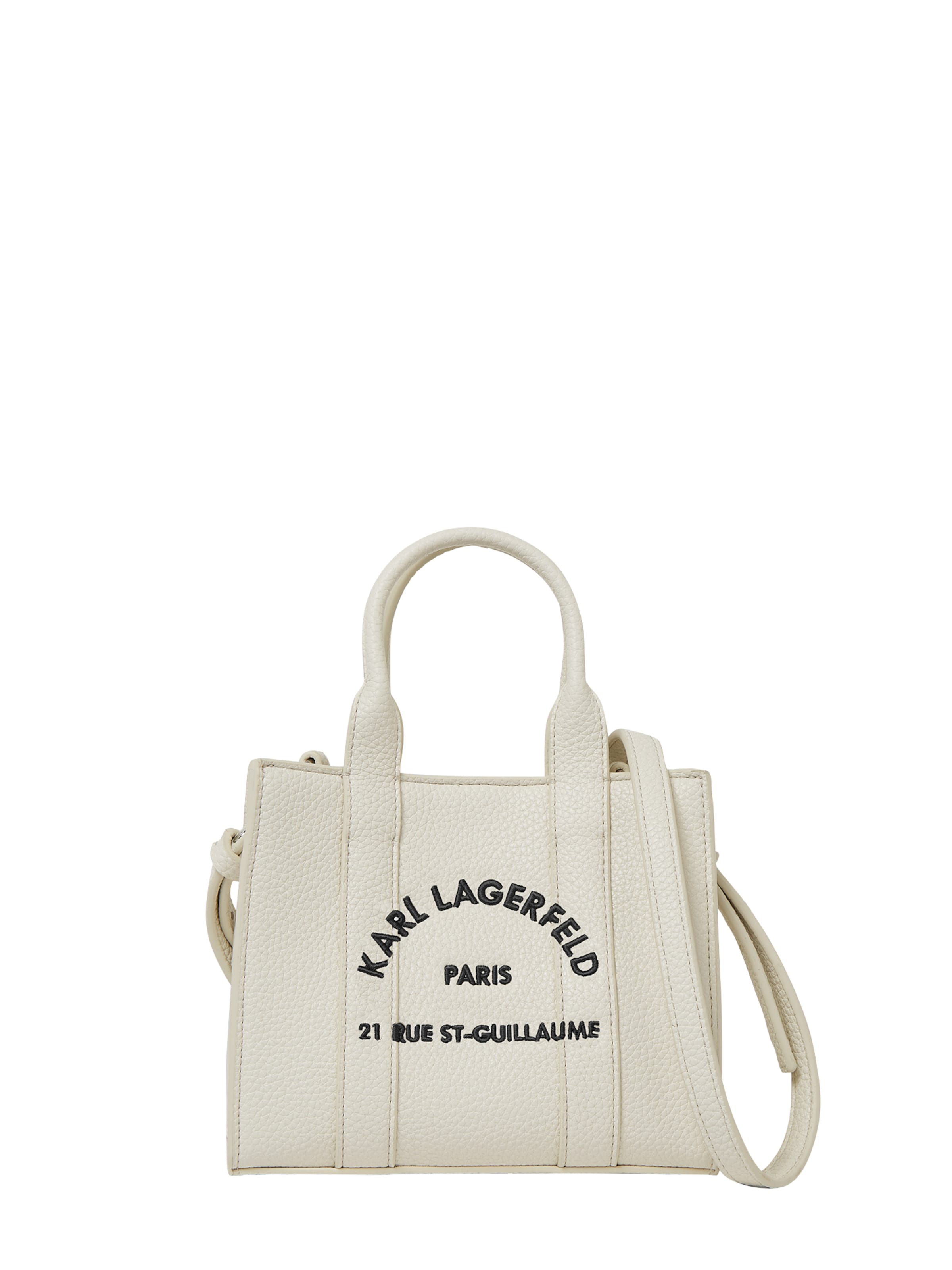 Karl Lagerfeld Handbag 'Rue St-Guillaume' in White: front