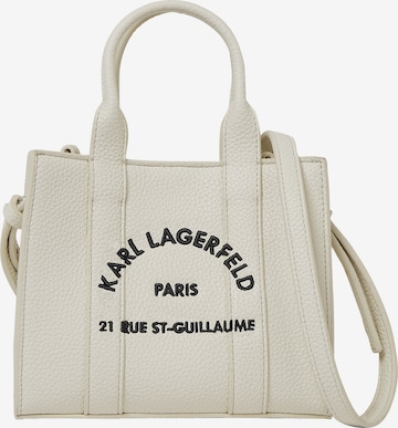 Karl Lagerfeld Handbag 'Rue St-Guillaume' in White: front