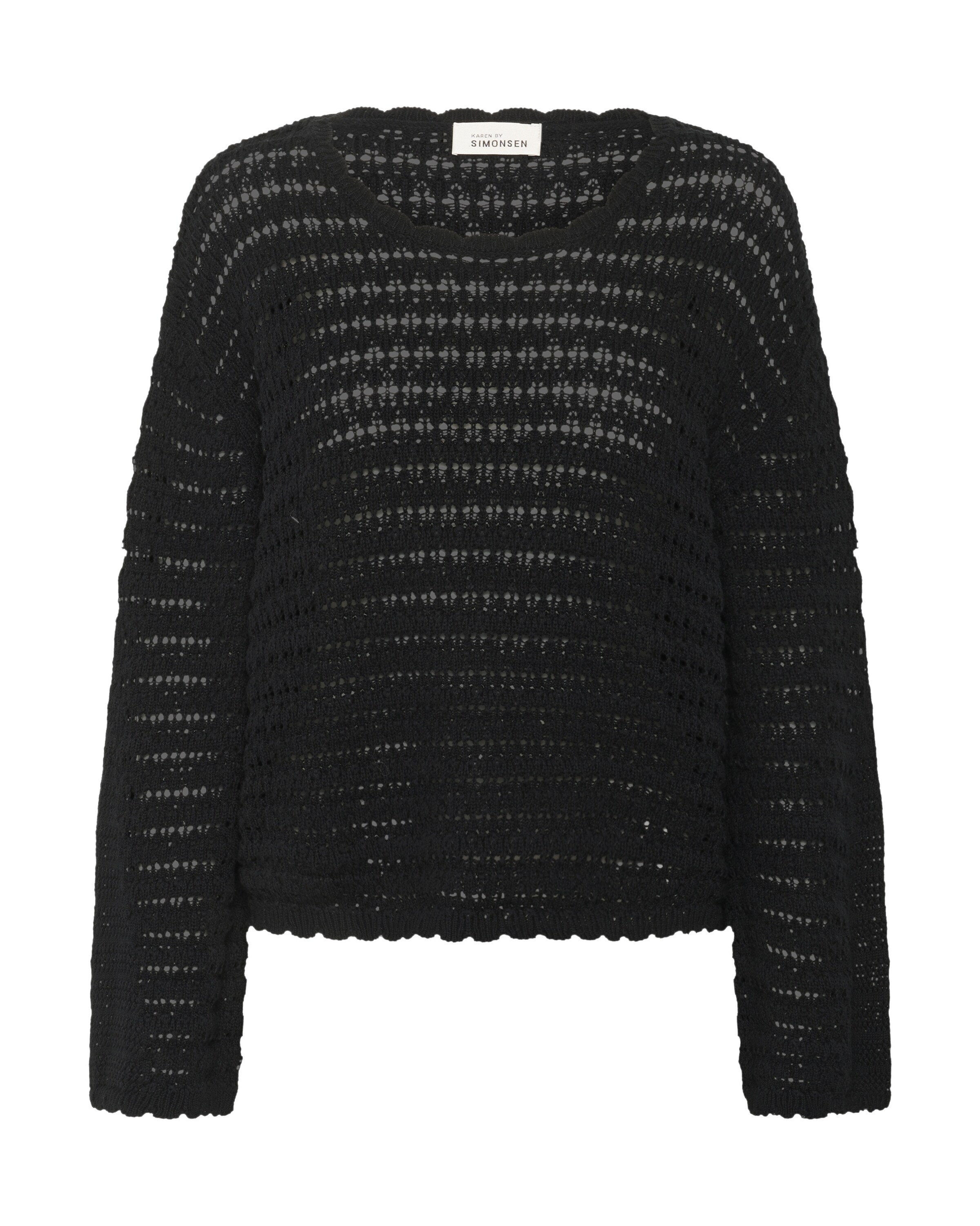 KAREN BY SIMONSEN Sweater 'Venus' in Black: front