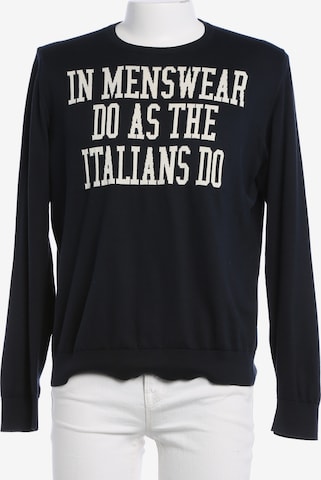 Caruso Sweater & Cardigan in M-L in Black: front