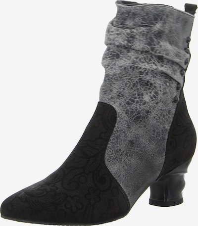Simen Stiefelette 'Damen Stiefelette 7097A SCHWARZ-GRAU Echt Leder in schwarz' in 38 in schwarz, Produktansicht