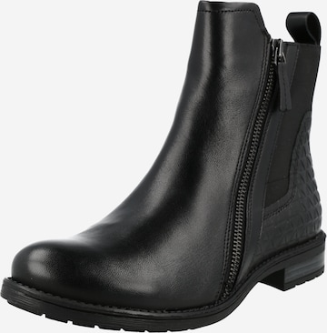 TT. BAGATT - Botas chelsea 'Ronja' em preto: frente