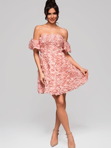 Ombre Abendkleid‌‌‌‌‌‌‌‌‌‌ in Pink: Vorderseite