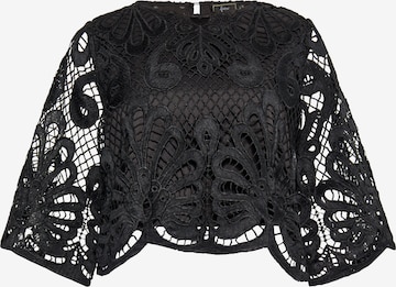 fainaBluza - crna boja: prednji dio