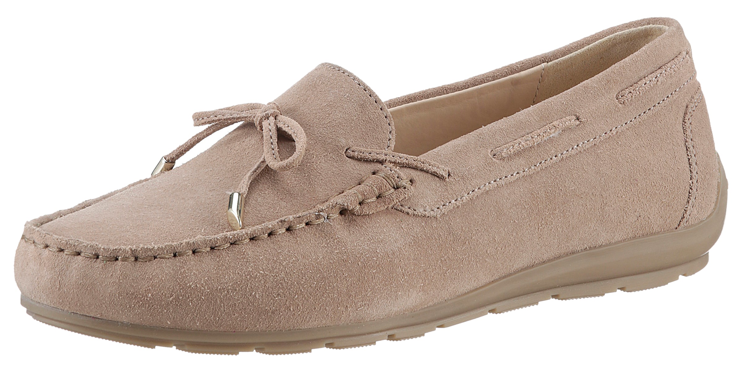 ARA Moccasins in Beige: front