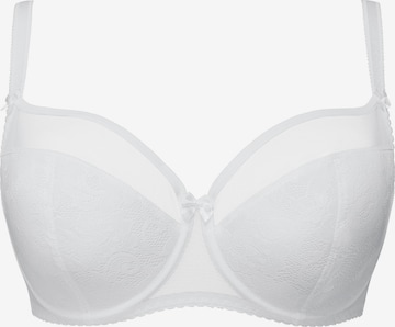 Azal T-shirt Bra 'Anita' in White: front