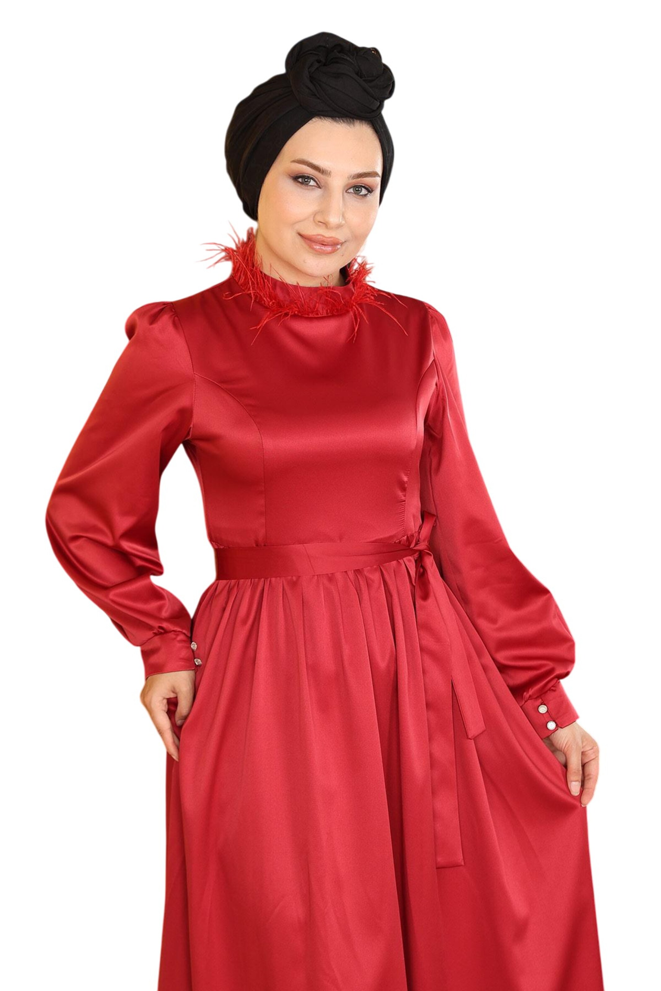 MODAMIHRAM Avondjurk in Rood