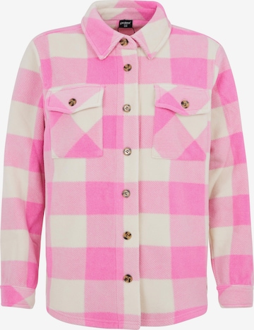 PROTEST Athletic Button Up Shirt 'PRTCELESTAH' in Pink: front