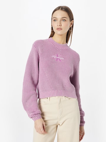 Pullover di Calvin Klein in lilla: frontale