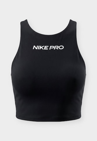 NIKE Μπουστάκι Αθλητικό σουτιέν σε μαύρο: μπροστά