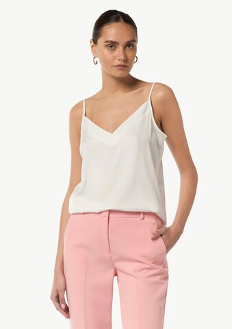 COMMA Top in White: front