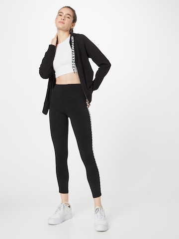 DKNY Performance Athletic Zip-Up Hoodie in Black