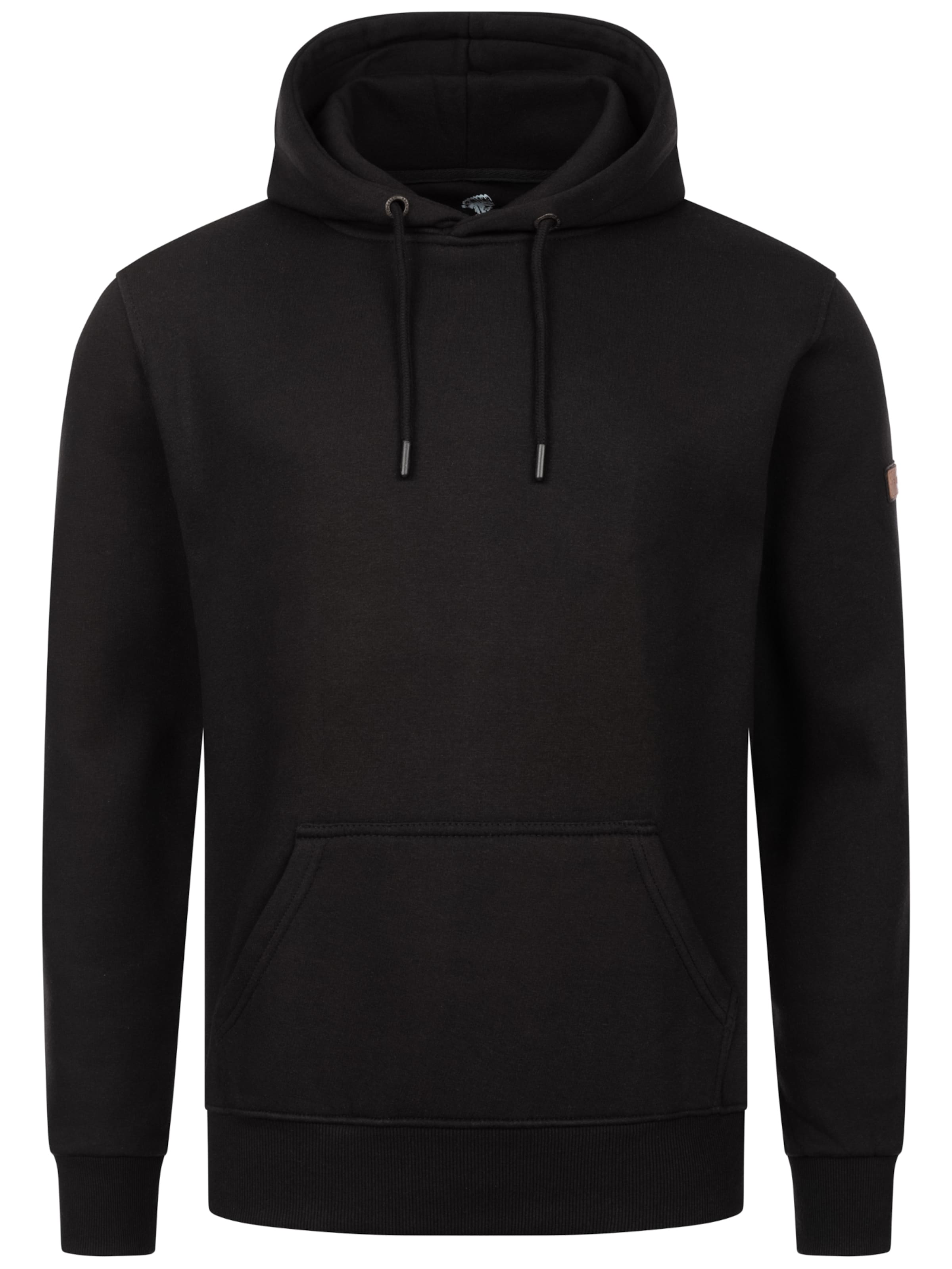 Rock Creek Sweatshirt in Schwarz: Vorderseite