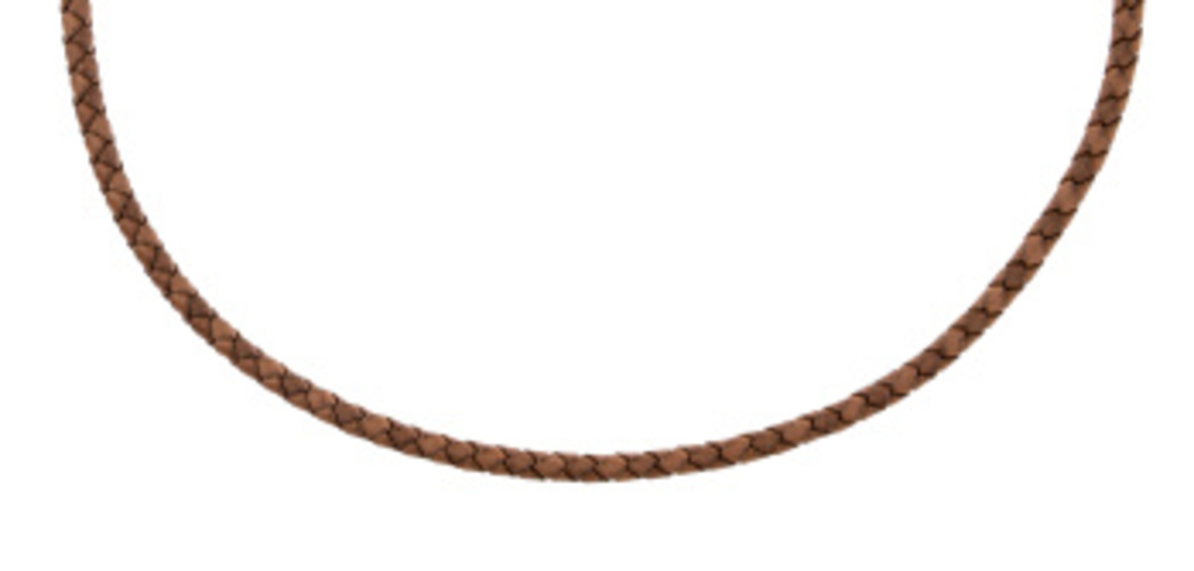 Ernstes Design Ketting in Bruin