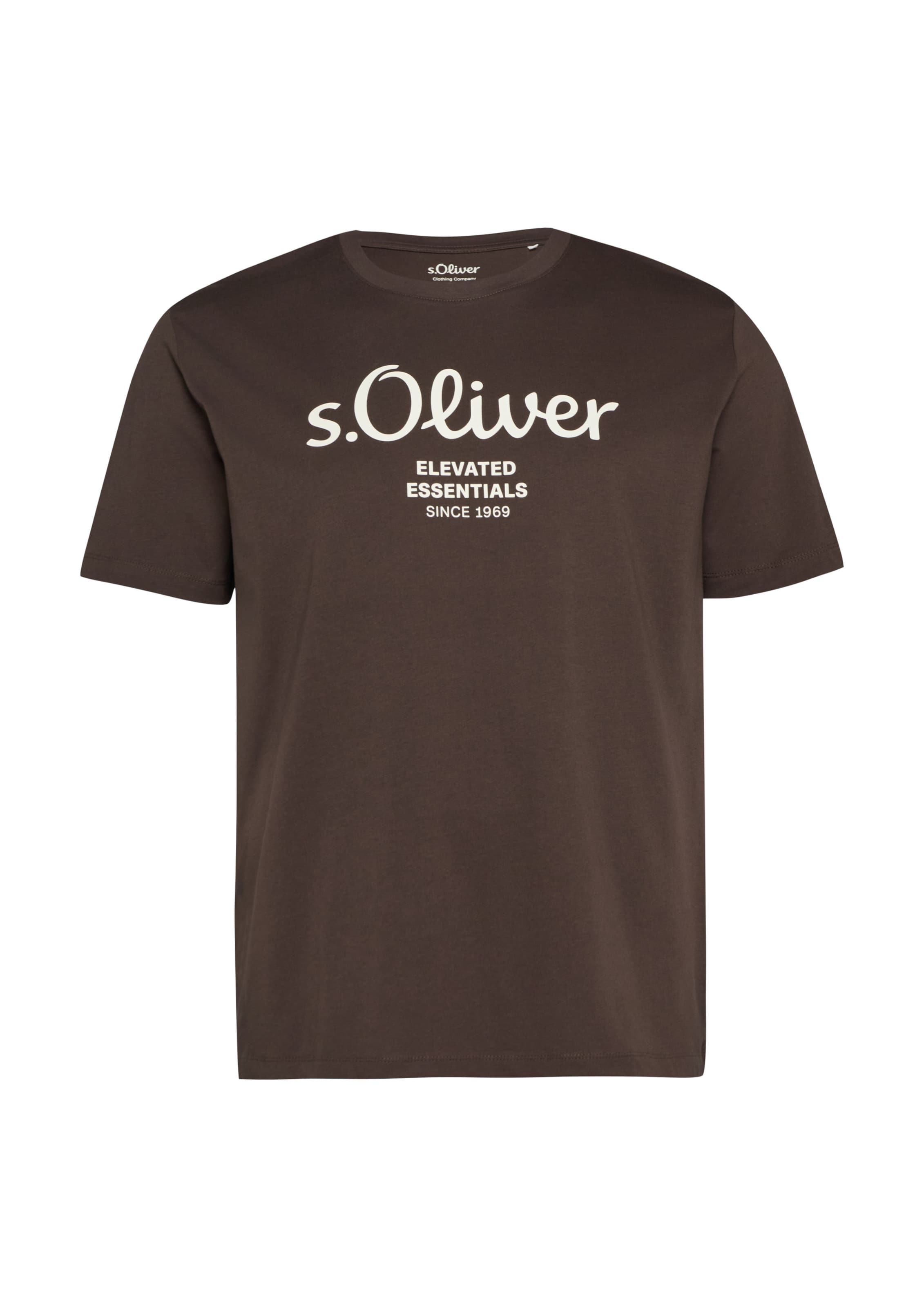 T-Shirt s.Oliver en marron : devant