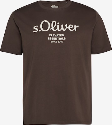 T-Shirt s.Oliver en marron : devant