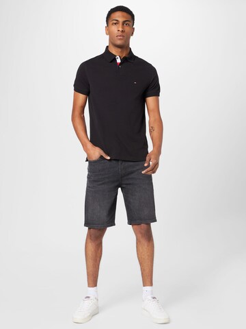 TOMMY HILFIGER Poloshirt in Schwarz