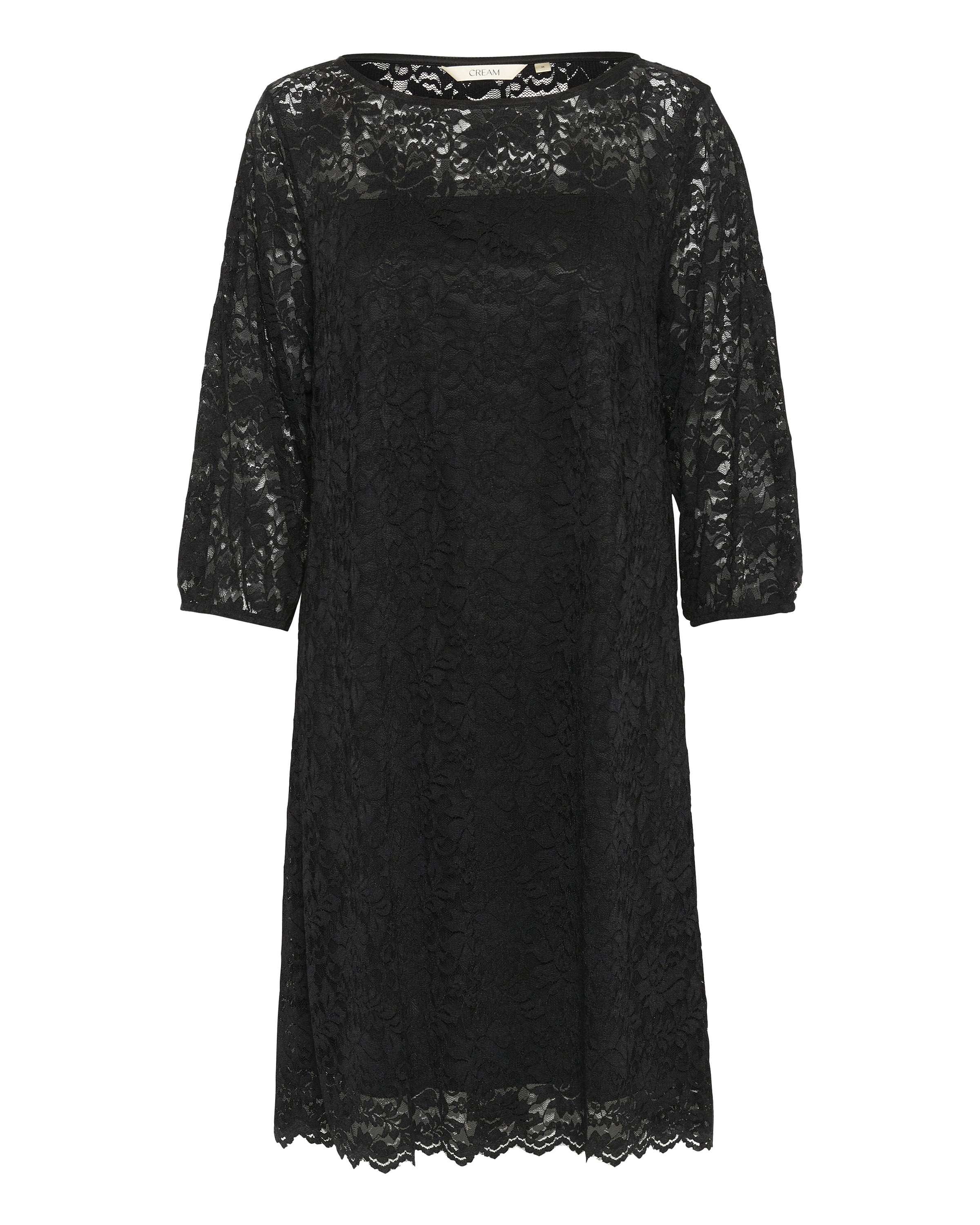 Cream Cocktailjurk 'Julietta' in Zwart: voorkant