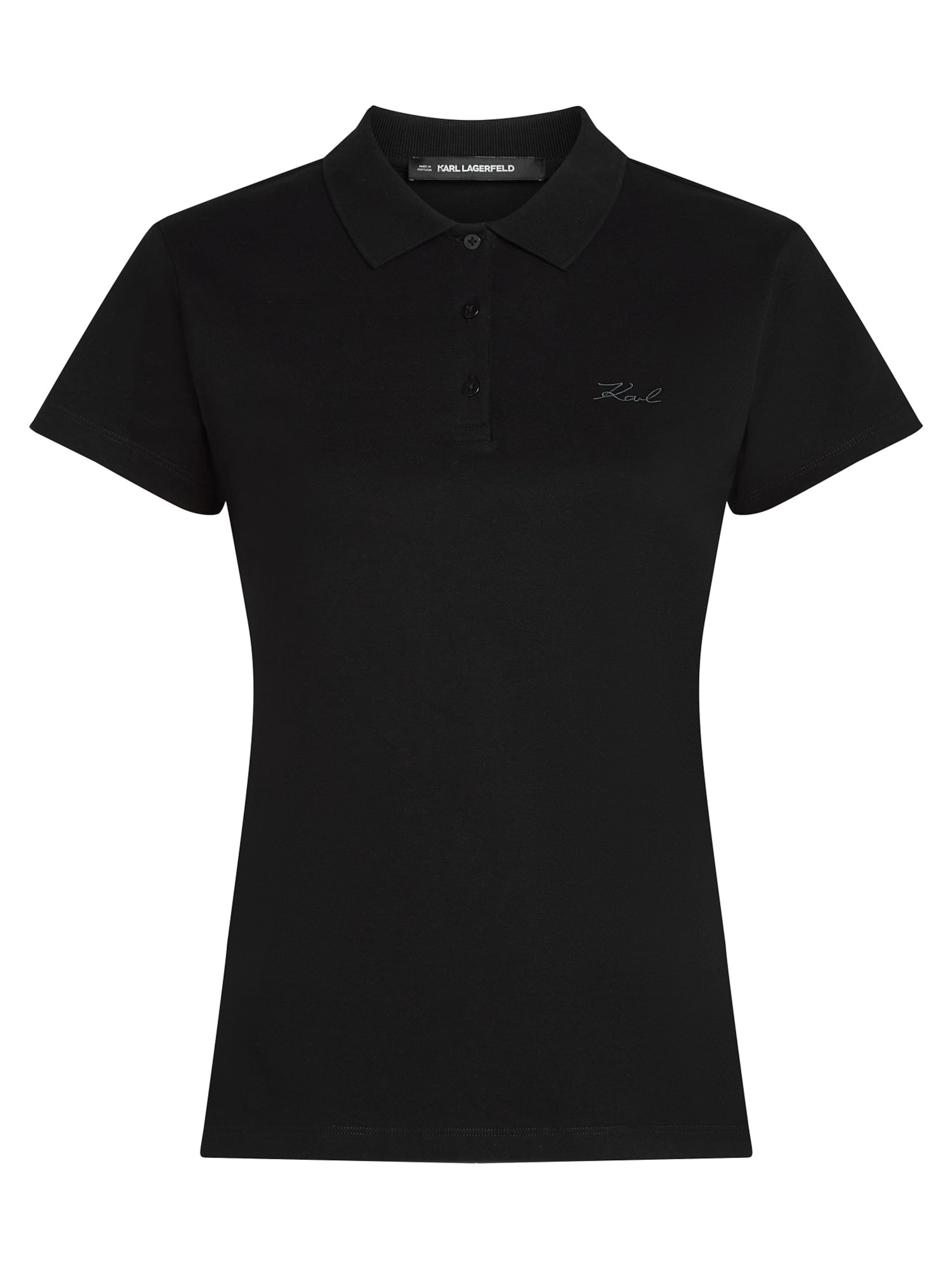 Karl Lagerfeld - Camiseta en negro: frente