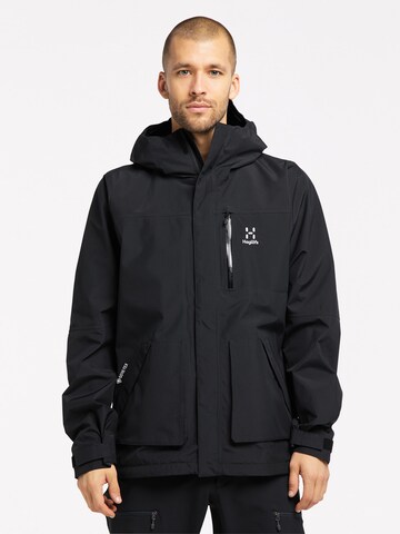 Haglöfs Outdoor jacket 'Vide GTX' in Black: front