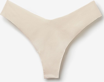 Tezenis Thong in Beige: front