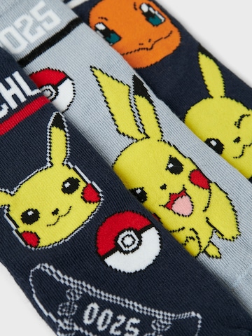 Chaussettes 'NMMSANTIAGO POKEMON' NAME IT en bleu