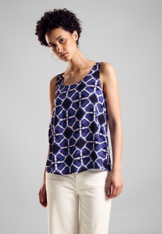 STREET ONE Blouse in Blue: front