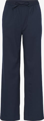 Part Two Wide Leg Hose in Blau: Vorderseite