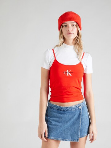 Calvin Klein Jeans Top in Red