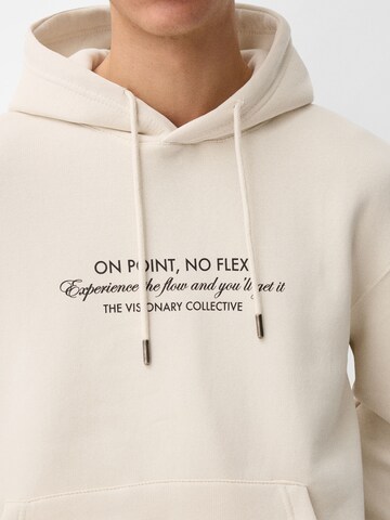 Bershka Sweatshirt in Beige
