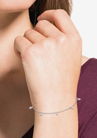 AMOR Bracelet in Silver: front