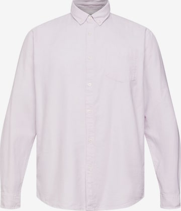 ESPRIT Regular fit Button Up Shirt in Pink: front