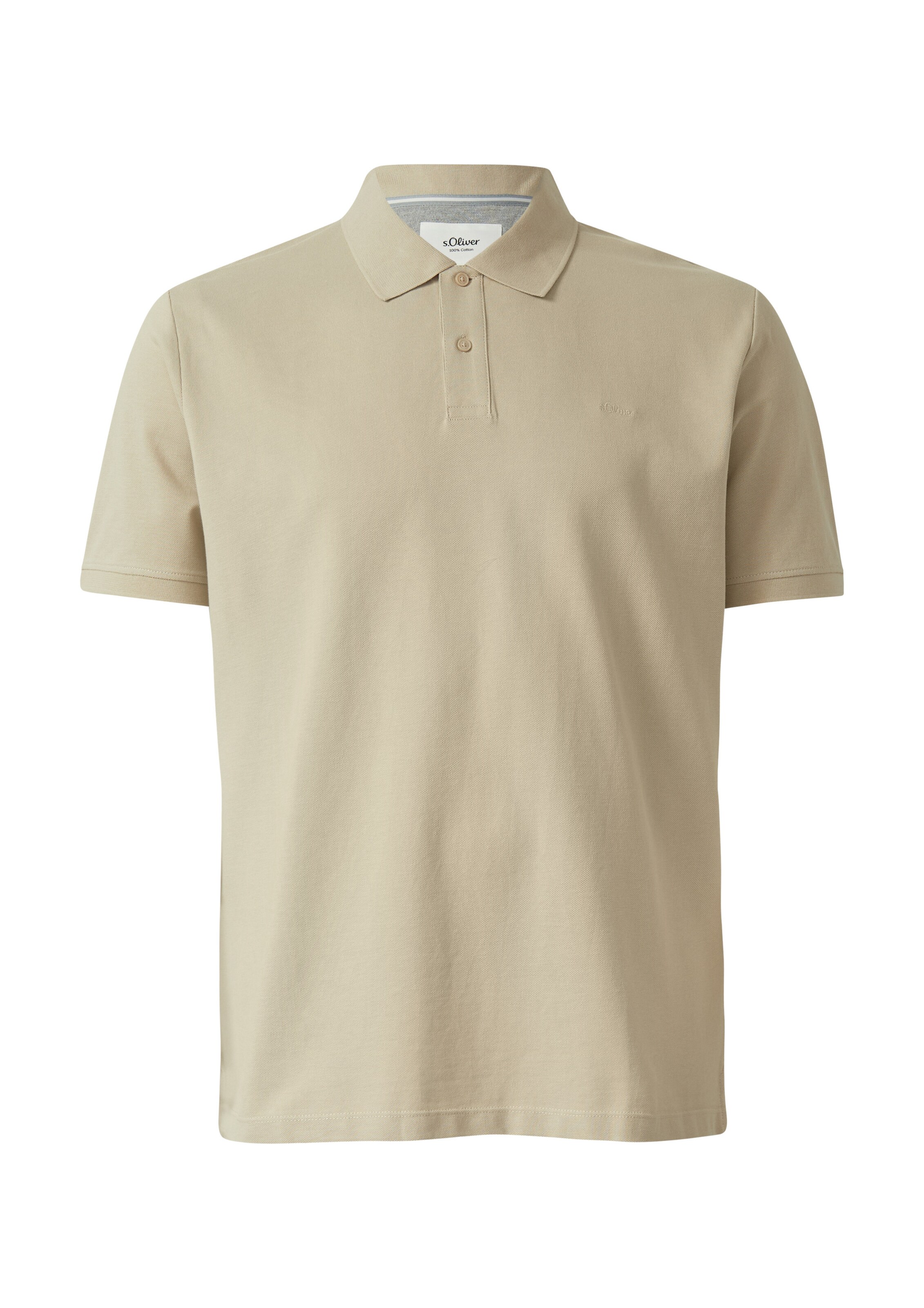 s.Oliver Polo-Shirt in beige, Produktansicht