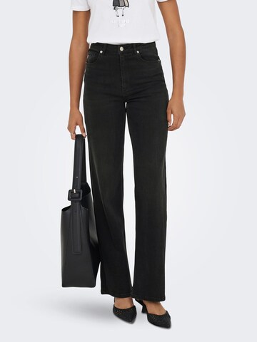 Wide leg Jeans 'ONLJuicy-Wauw' di ONLY in nero: frontale
