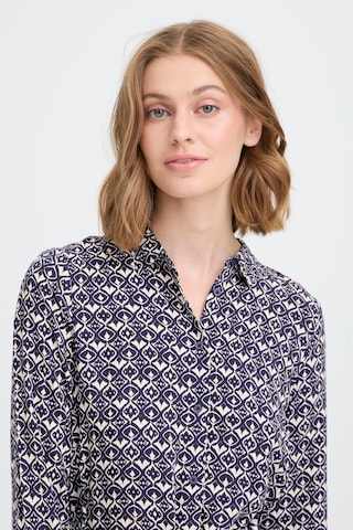 ICHI Shirtkleid 'IHVimse' in Beige