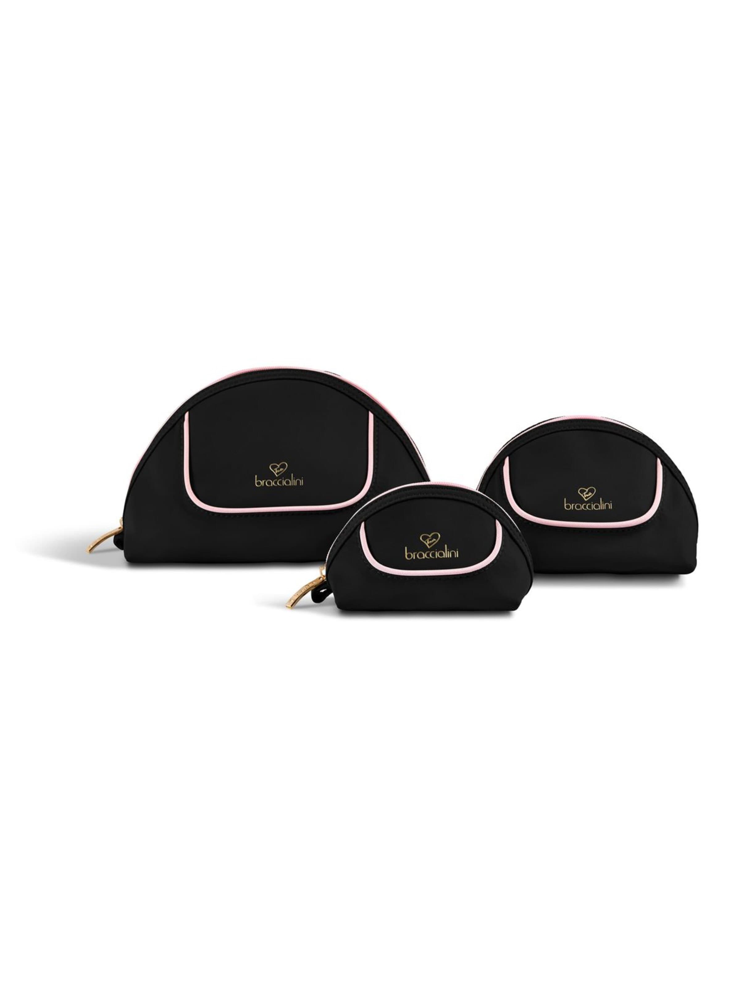 Trousse de maquillage 'Milly' Braccialini en noir : devant