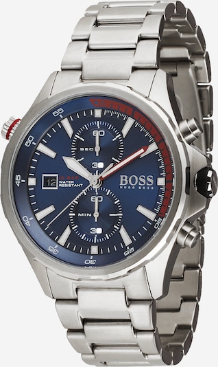 BOSS Uhr 'GLOBETROTTER' in blau / silber, Produktansicht