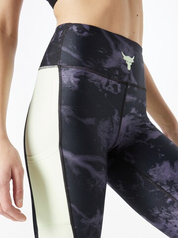 UNDER ARMOUR Skinny Workout Pants in Black