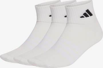 ADIDAS PERFORMANCE Sports socks in White: front