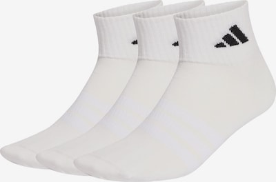 ADIDAS PERFORMANCE Sportske čarape 'THIN&LIGHT SPORTSWEAR ANKLE 3 PAIR PACK' veličine 28-30 u crna / bijela, Pregled proizvoda