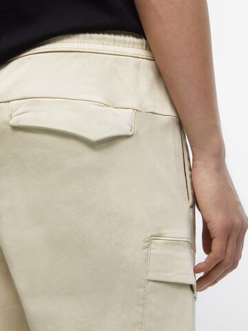 Regular Pantalon cargo Pull&Bear en beige