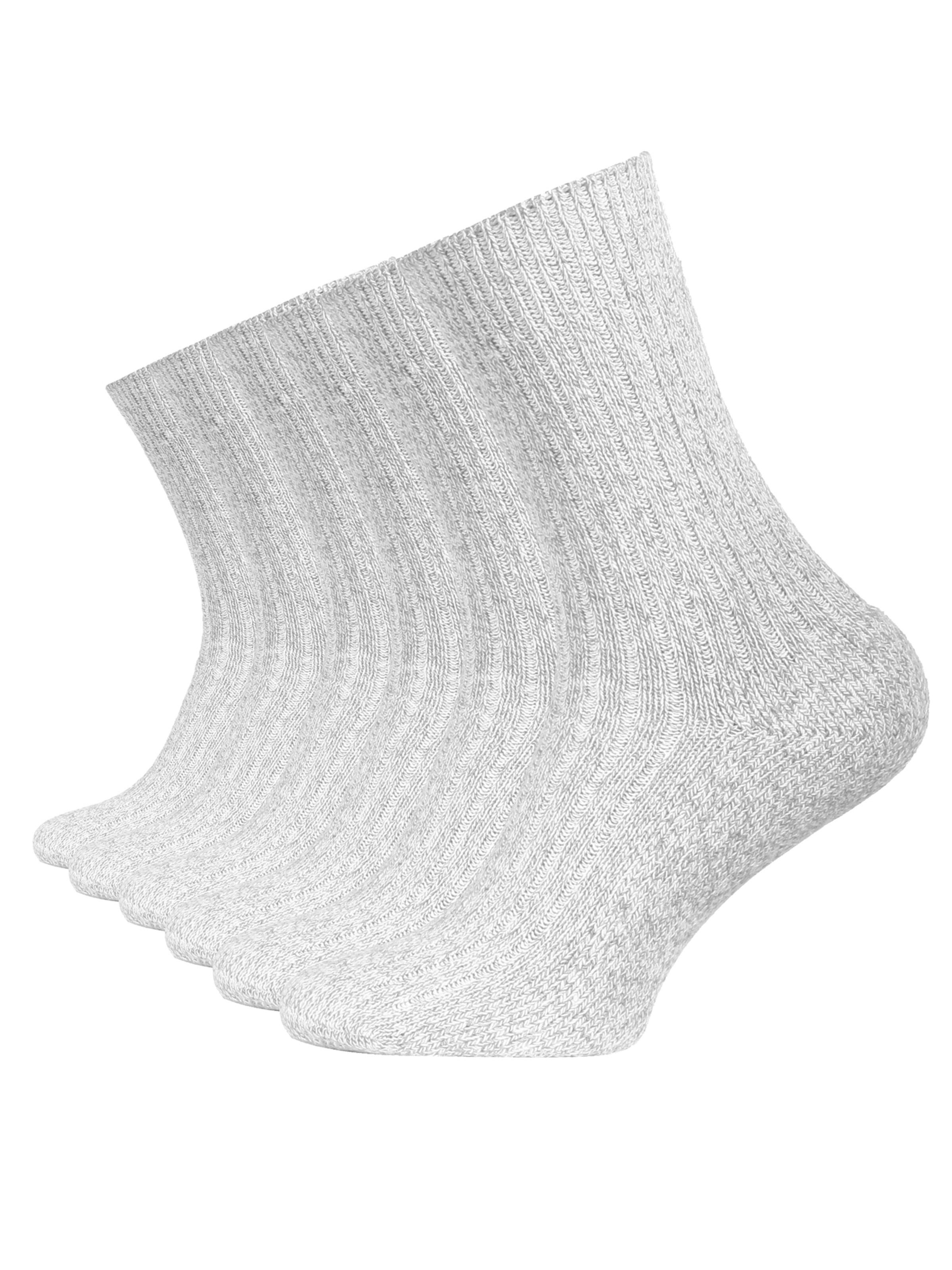 Calzino di Cotton Prime in grigio: frontale