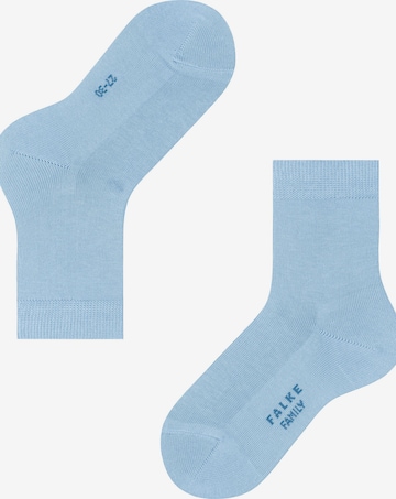 FALKE Socks 'Family' in Blue: front